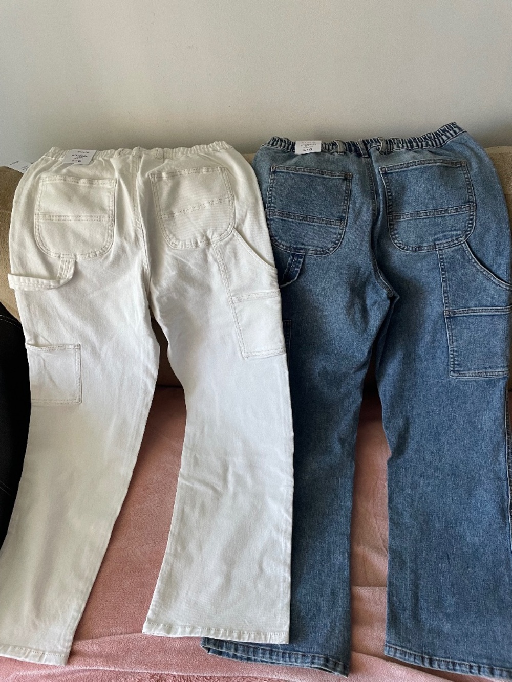2 pairs of new jeans. Size L/G.  Cheap